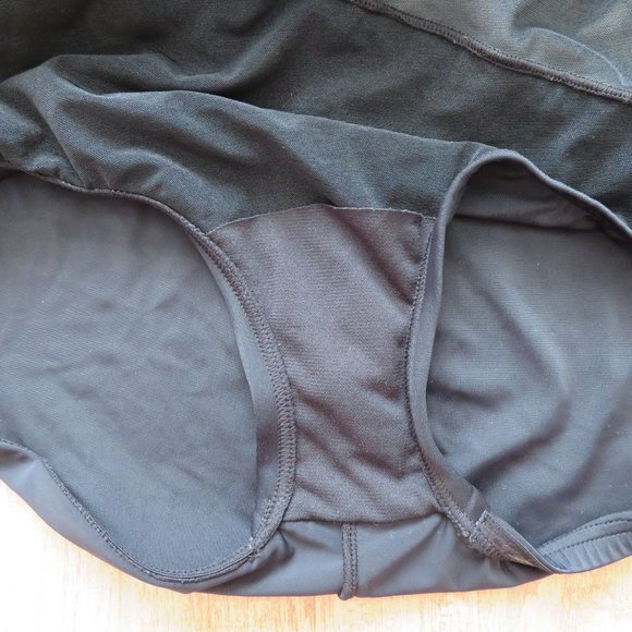 Leopard Print One Piece Swimsuit with Built-in Bra and Skirt - Picture 5 of 9